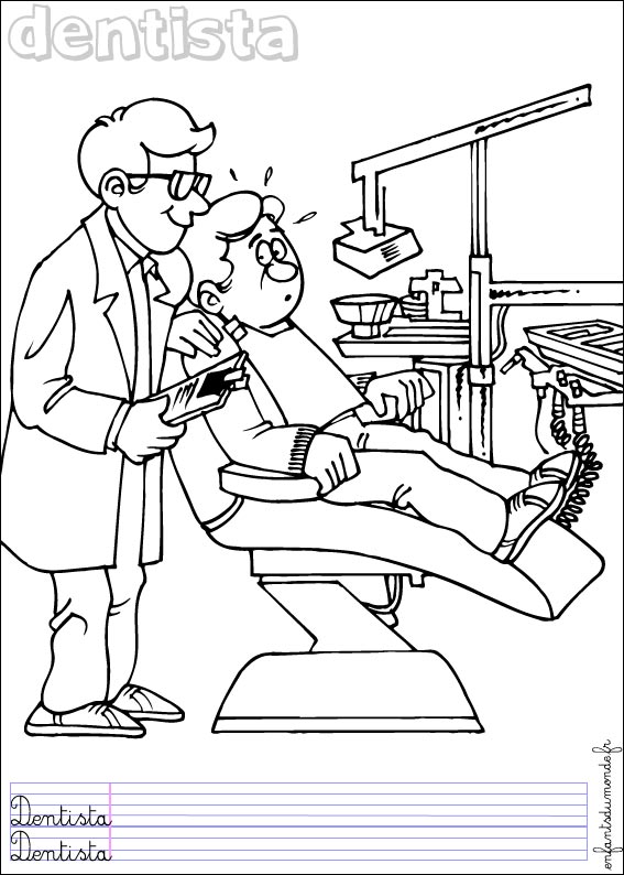 coloriage dentiste 1